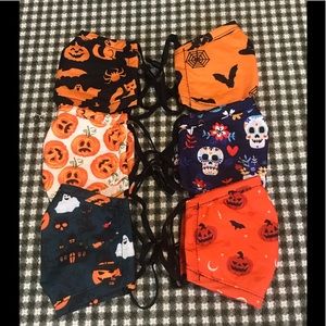 Halloween Face-mask/Covering 6 Pk